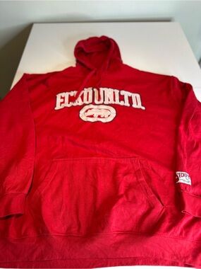 Ecko Unlimited Red Hoodie Sweatshirt